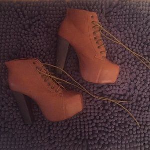 Brown 5 inch booties 🔥🔥🔥